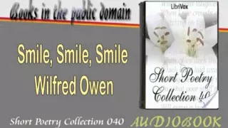 Smile, Smile, Smile Wilfred Owen Audiobook Short Poetry