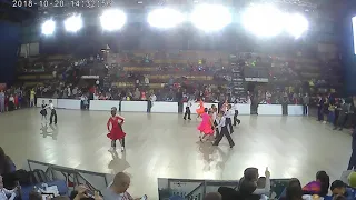 Imperial Cup 2018. Макс и Саша.Ювеналы 1Н.Cha cha cha. Финал. Первый турнир пары.