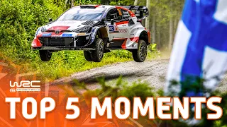 Top 5 Moments | WRC Secto Rally Finland 2023