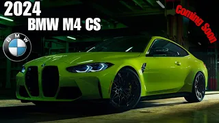 New Information!! 2024 BMW M4 CS Debut  - Sound, Interior and Exterior