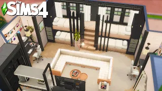 Modern Bunk Bed Bedroom: The Sims 4 Room Building #Shorts #Shortsmas #ShortsmasChallenge