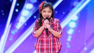 America's Got Talent 2017 Angelica Hale 9 Year Old Stuns Simon & The Crowd Full Audition
