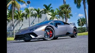 Lamborghini Huracan Performante Supercharged Start up Interior Exterior Sound at Lamborghini Miami