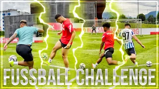 FUSSBALL CHALLENGE VS 2 CL SPIELER VON RB SALZBURG🔥 ADEYEMI & OKAFOR