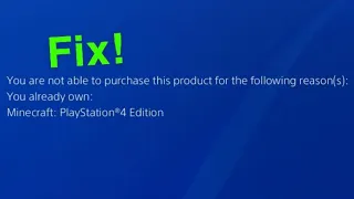 PS4 HOW TO FIX “You are not able to purchase this product”