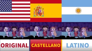 STAR VS THE FORCES OF EVIL | COMPARACION SONG: Just Friends | ORIGINAL VS CASTELLANO VS LATINO