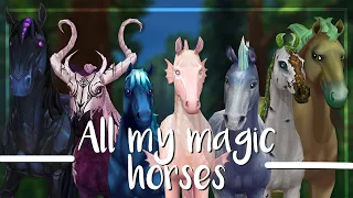 All my magic horses and their theme songs in Star Stable Online 💙