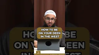 How To Be On Your Deen In The West | Shaykh Hassan Somali #allah #muslim #shorts