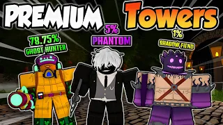 I got some Premium Towers! - The House TD Roblox