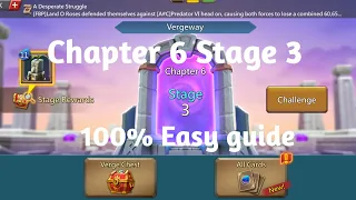 Lords mobile Vergeway Chapter 6 Stage 3 easiest guide