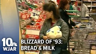 Bread and milk and the Blizzard of 1993