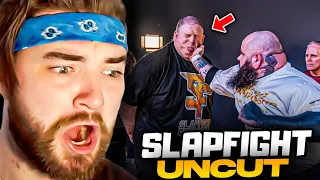 KingWoolz Reacts to INSANE SLAPFIGHT MAIN EVENT 32!! (RAW/UNCUT)