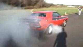 Airport racing 2 faster cars 11 1 09 pt 1 57 chevy vs challenger  White trash drags
