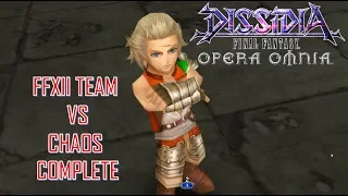 Dissidia FF Opera Omnia JP - FFXII Team Vs Basch LC Chaos