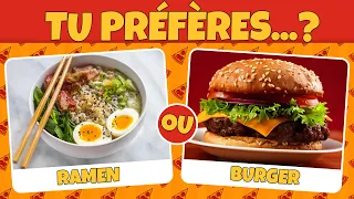 Tu préfères ? Spécial Nourriture 🍔🍣 : Les Choix Gourmands! 🍕🍦