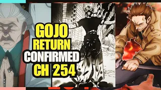 Jujutsu kaisen chapter 254 Gojo will return and fight with sukuna 🤯 confirmed🔥l#viral #jujutsukaisen