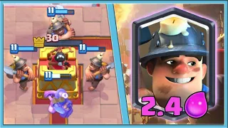 🗿 THE FASTEST MINER IN THE WORLD! IMBA FOR 2.4 ELIXIR / Clash Royale
