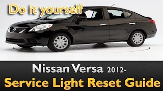 Nissan Versa Service Light Reset Guide