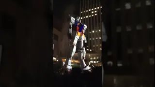 Gundam Robot Transformation in Tokyo Odaiba Japan #shorts