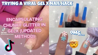 TRYING A VIRAL TIKTOK GEL X NAIL HACK *GAME-CHANGER* JANUARY 23’ YOUR NAIL LAB X NAILED BY BRANDI