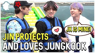 How BTS Jin Protects, Loves And Takes Care Of Jungkook