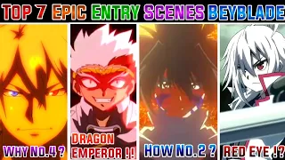 Top 7 Epic Entry Scenes In Beyblade All Series | Beyblade Og | Beyblade Metal | Beyblade Burst | AFS