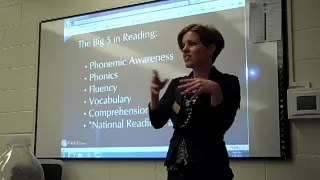 Phonological awareness, phonemic awareness, and phonics