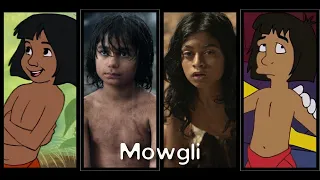 Mowgli Evolution in Movies & Cartoons (The Jungle Book)