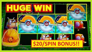 $20/Spin = HUGE WIN on Huff N' More Puff! SO MANY BONUSES!!