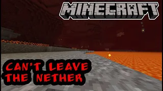 Minecraft But I Can't Leave The Nether | Minecraft Nether Challenge #1