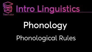 [Introduction to Linguistics] Phonological Rules and Derivation