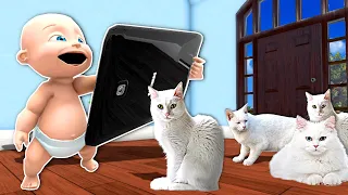 Baby Buys Hundreds of CATS ONLINE! - Who's Your Daddy 2