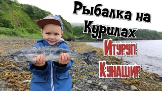 Рыбалка на Курилах. Курильские острова Итуруп и Кунашир.