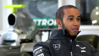 Lewis Hamilton - My First Day with MERCEDES AMG PETRONAS