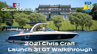 2021 Chris Craft Launch 31 GT Walkthrough