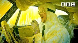 50mph paint bomb challenge 💣 Top Gear - BBC