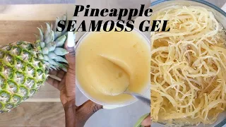 Pineapple Sea Moss Gel Ft. Organics Nature | Pretty Brown Vegan