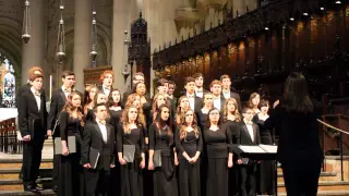 HHS Select Chorus 2015 The Cathedral of Saint John the Divine (Lux Aurumque)