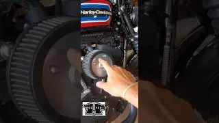 Cleaning Arlen Ness stage #1 Big Sucker air filter on Sportster 1200 iron #sportster #airfilter #hd