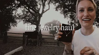 fine jewelry unboxing & why I'm switching to white gold pieces