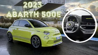 2023 Abarth 500e Electric Hot Hatch Debuts With 155 Horsepower and Fake Engine Noise