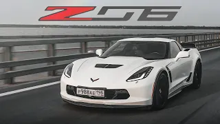 Тачка-Убийца! Безумные 659 сил на заднем приводе! Chevrolet Corvette C7 Z06