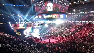 Cm Punk Recieves the Biggest Pop Ever live Crowd reacts to Cm Punk's Debut at Aew Rampage full video