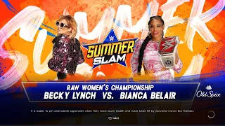 [WWE 2K22] Becky Lynch vs. Bianca Belair (WWE Raw Women's Championship)