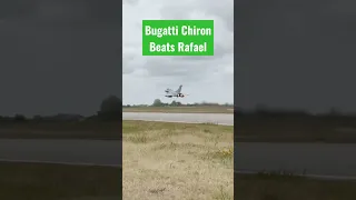 Drag race | Bugatti Chiron Vs Dassault Rafael