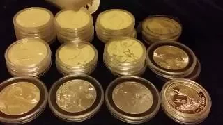 My first 50 oz of Various silver bullion coins