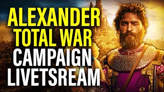 TERMI IS BACK! ALEXANDER TOTAL WAR CAMPAIGN LIVESTREAM