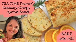 Easy Bread Recipe ~ Rosemary Orange Apricot Bread! Bake with me!