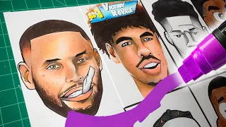 NBA Stars Drawn In WILD Art Styles! 🔥🎨