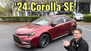 Explore 2024 Toyota Corolla SE Inside & Out!